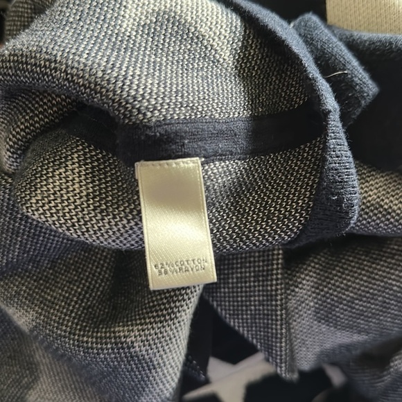 Neiman Marcus Navy and White Star Sweater size XL - Picture 5 of 6